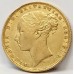 AUSTRALIA 1872 . ONE 1 SOVEREIGN . MELBOURNE . GOLD